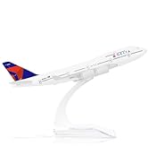 Amazon | QIYUMOKE 1/400 デルタ航空 ボーイング747 飛行機モデル 15.5