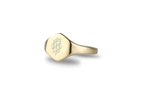 Bijoux du zodiaque Vierge pour célébrer votre bague mois de naissance