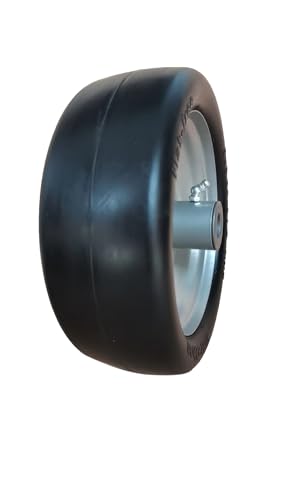 Marathon, Pneu increvable de Tondeuse à Gazon sur Roue, 22,9 x 8,9-10,2 cm, moyeu centré de 10,2 cm, Douille de 1,9 cm