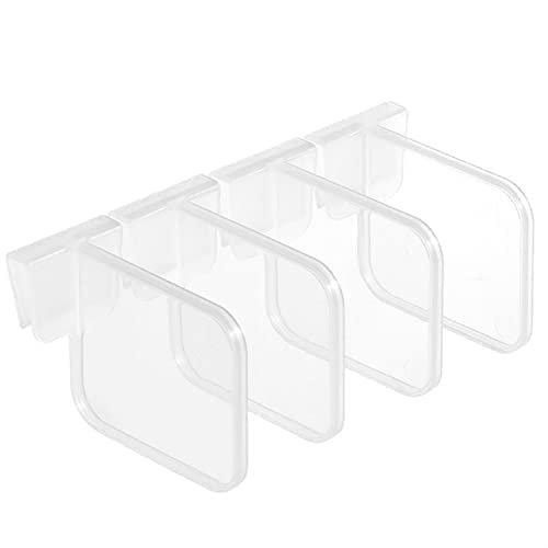 Fayby Fridge Divider Refrigerator Door Shelf Bin Clip Retractable