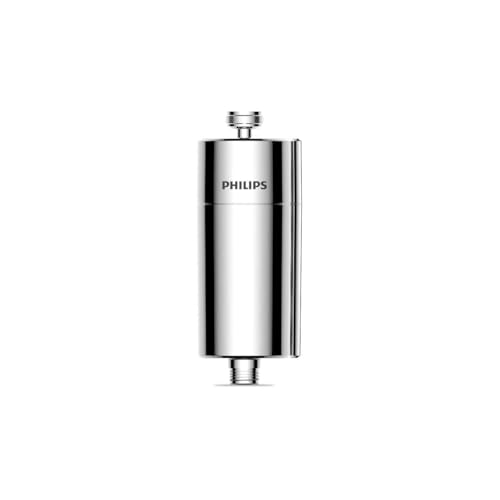 Philips Water - In-Line Shower Filter, Reduces Chlorine by up to 99%, Easy to Instal, Fits all standard hoses and taps (Packaging may vary)