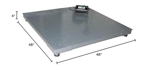 Báscula digital para piso con indicador remoto 2200kg miniatura 2