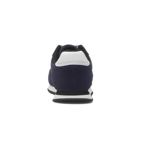 Xl Mens Navy & White Stripe Lace Up Trainer - Size 9 Uk - Blue - 5
