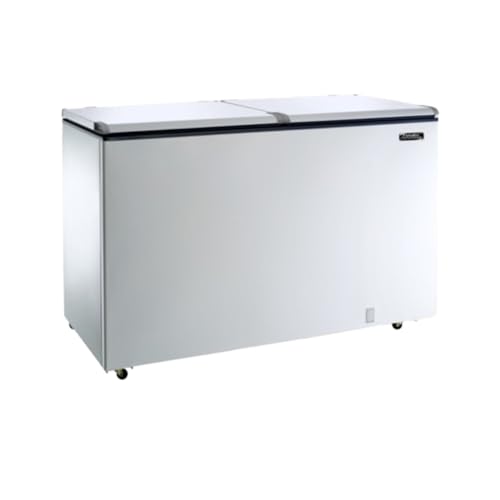 Freezer Horizontal Esmaltec 468 Litros ECH500 - Porta Cega, Dupla Ação, Branco, 110V
