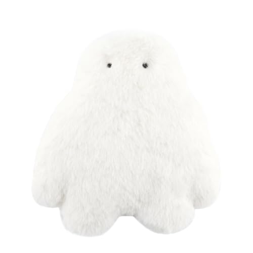 【レンジ式（小）】 カイロ 貼らない レンジで温める エコ 繰り返し使える 洗えるカバー ポーチ ハンドウォーマー あったかグッズ 可愛い クッション ぬいぐるみ ミニウォーマー ホワイトのサムネイル