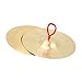 Crash Cymbal, 2 pezzi di strumento a percussione con piatti in ottone per bambini adulti