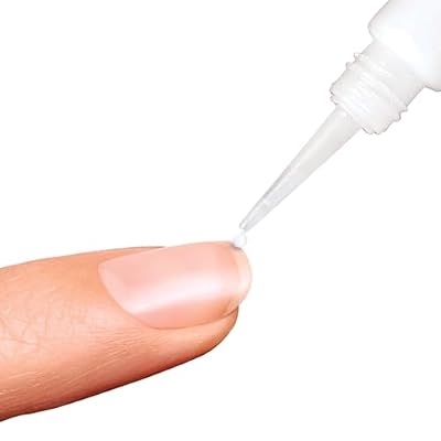 KISS Powerflex Precision Nail Glue, Instant Drying Nail Adhesive Bonds In Seconds, Ultra Hold Flex Formula, Point Tip Nozzle For Perfect Application of Artificial Nails & Natural Nail Repair, 0.10 Oz.