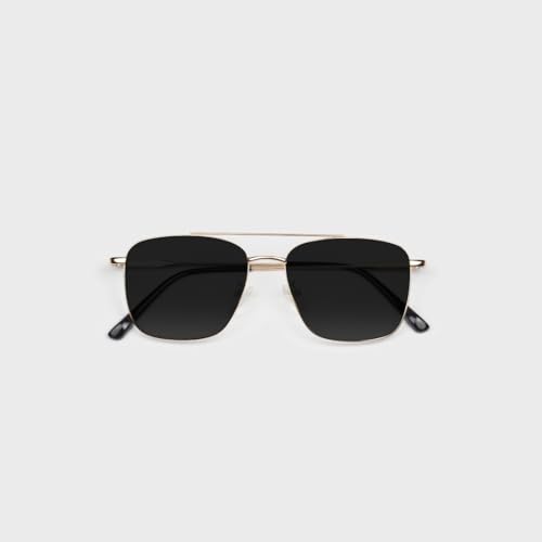 Image of SAM AND MARSHALL VEIN Sunglass I 400% UV Protection I Metal Sunglass I Square Sunglass I Double Bar I Unisex