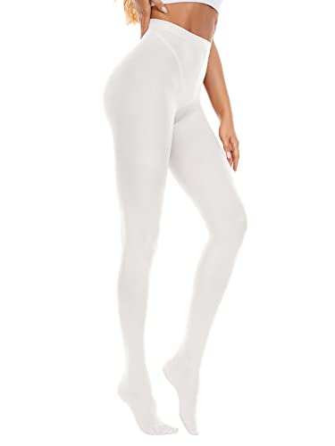 Century Star Womens Tights Opaque Ballet Dance Stockings Tummy Control Top Pantyhose Run Resistant 80D High Waist Leggings4