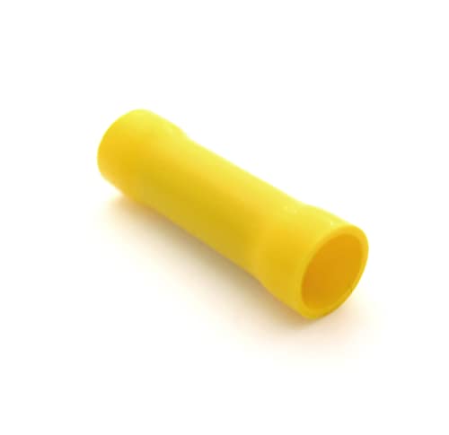 50 x Cable de alambre Joiner Conectores Terminales eléctricos Crimp - Amarillo - primera clase UK gastos de envío gratis Cover