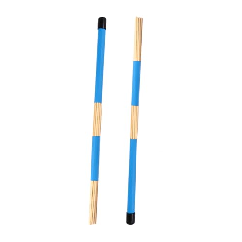 Vaguelly - Juego de 1 par de cepillos para batería de madera, para música jazz y folk
