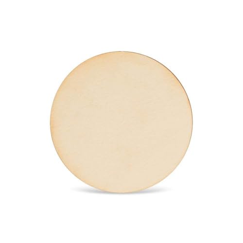 Unfinished Wood Circles 3 inch, 1/8 inch Thick...