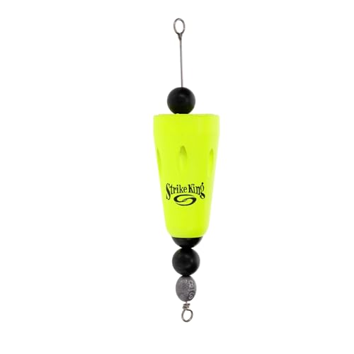 Strike King Poppin’ Cork Popping Float, Inshore Terminal Tackle, Tour-Grade Components, Clacking Sound, 3-Inches, 1-Ounce