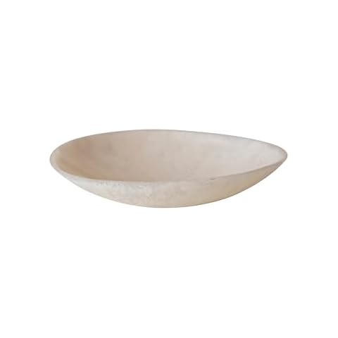 Creative Co-Op Matte Marbled Resin Serving Bowl, Blush Pink Cover