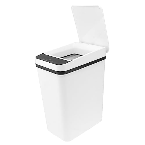 Basurero automático inteligente SOLUSTRE, blanco