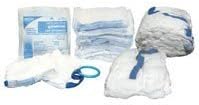10-0012 Sponge X-Ray Detectable Laparotomy LF Sterile Cotton 12x12" 5 Per Pack Part No. 10-0012 by- Dukal Corporation
