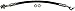 Dorman H621782 Rear Driver Side Brake Hydraulic Hose Compatible with Select Hyundai / Kia Models