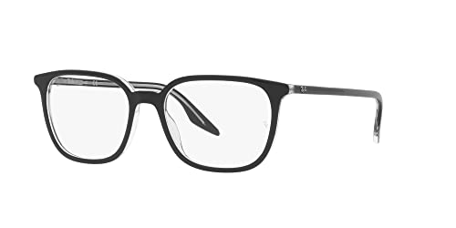 Image of Ray-Ban unisex-adult Rx5406f Low Bridge Fit Square Prescription Eyewear Frames