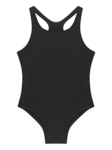 Kids Girls' Keyhole Racer Back Swimsuit Athletic Bathing Suit Quick Dry Beach Sport Swimwear3