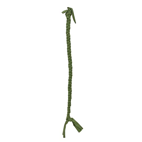 NYSUZHOUJI Extensions Braided Horse Tail Wrap Polyester Beautiful Protective Repellent Protector for Horses (Green)