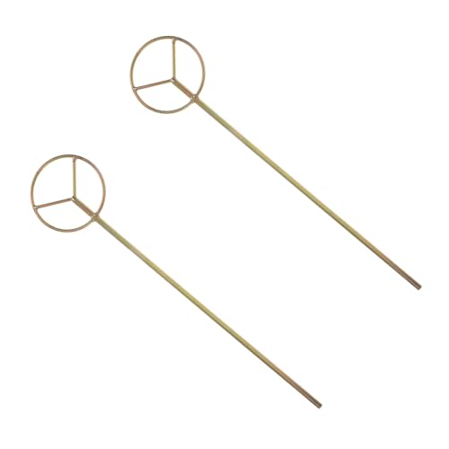 DOITOOL 2Pcs Electric Drill Mixer Stirring Rod Heavy Duty Paint and Mixing Paddle for Drill for Mud and Grout Mixing Compatible with Standard Shank