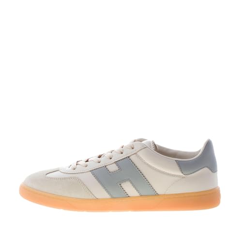 Collezione: Primavera-Estate Hogan Donna H647 Cool Sneaker in Nappa e camoscio Panna più Polvere Color Beige Size 41