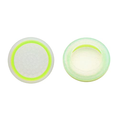 tinysiry Rocker Cap Soft Silicone Thumbstick Case Componente Juego Luminoso Durable Lavable 2 Unids Amarillo Cover