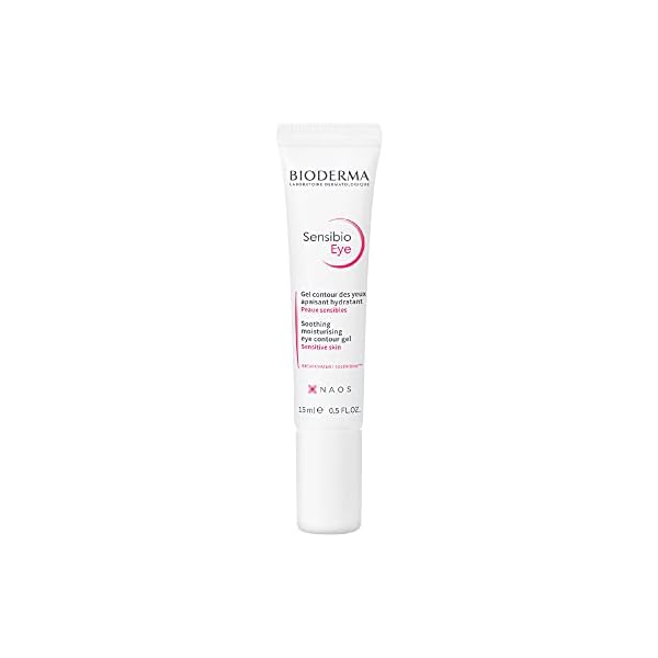Bioderma - Eye Gel - Sensibio - Moisturizing and Visibly Reduces Fine Lines - Skin Soothing - Eye Gel for Sensitive Skin