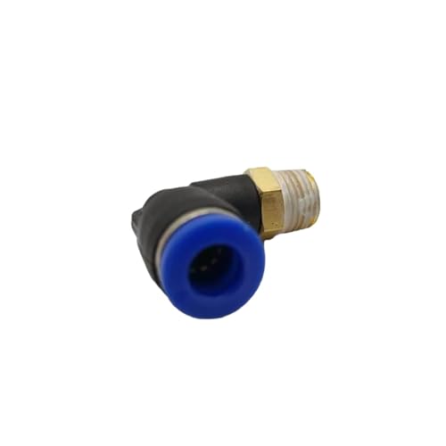 Conector neumático en L PL4-02 para tubo de 4mm y rosca BSPT de 1/4 4