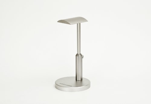 Wooオーディオhps-rsユニバーサル調節可能な高さアルミヘッドホンスタンド(シルバー,シングル)