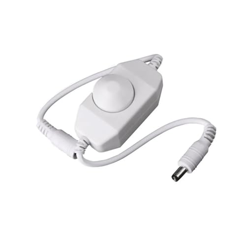 ���m�N�� LED ���C�g�X�g���b�v LED ������ 12V 2A 24W �m�u LED �����풲���X�C�b�` ON OFF(WM-TG005A White)