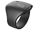 Design Sicherheits Armband Sicherheit auf Knopfdruck beim Laufen Joggen Spazierengehen mit 120 Dezibel Sirene Farbe Schwarz