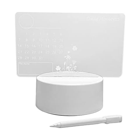 S-JIANG Tablero de mensajes LED para escribir con luz nocturna creativa Cover