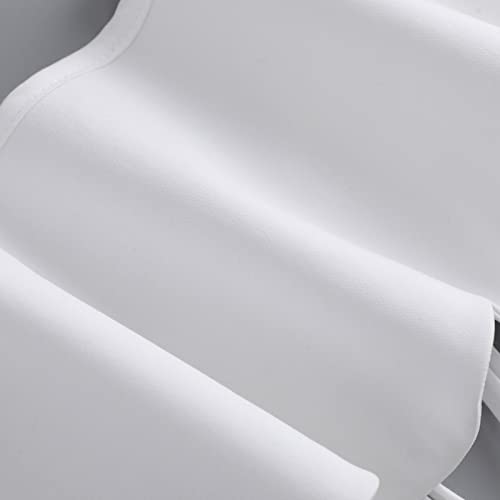 Women Autumn Winter Detachable False Collar Scalloped Trim Shawl Wrap Lace-Up Bowknot Large White Capelet Shrugs3