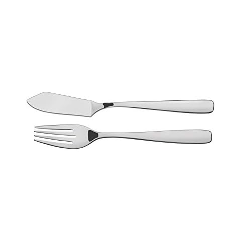 Tramontina 66960-987 Essentials Fischbesteck, 2-teiliges Set, Fischmesser, Fischgabel, Edelstahl AISI 430 Cover