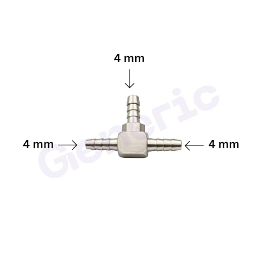 Image of Dental Chair Parts T-Joint 4mm Brass Connector (Pack of 3) | High-Quality, Lightweight & Easy to Install | Compatible with Most Dental Chairs