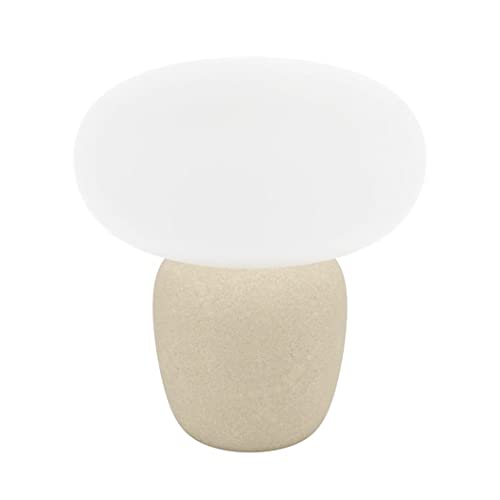 Lámpara de Mesa EGLO Cahuama Base Gris Vidrio Opal