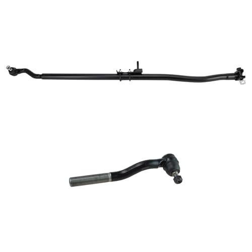 TRQ Front Outer Tie Rod Set 2 Piece Compatible with 2007-2017 Jeep Wrangler 2018 Wrangler JK
