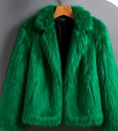 Image of Prokart Soft Faux Fur Fabric Cloth - 60 Inch Wide Pana | Fur Fabric Decorative Cloth for Crafting Soft Toys, Fancy Dress, Baby Photoshoot, Wedding Mandap & Party Decor (Green, 3 Mtr)