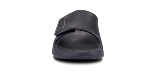 Image of OOFOS OOahh Sport Flex Recovery Sandal (Matte Black, US Footwear Size System, Adult, Women, Numeric, Medium, 14)