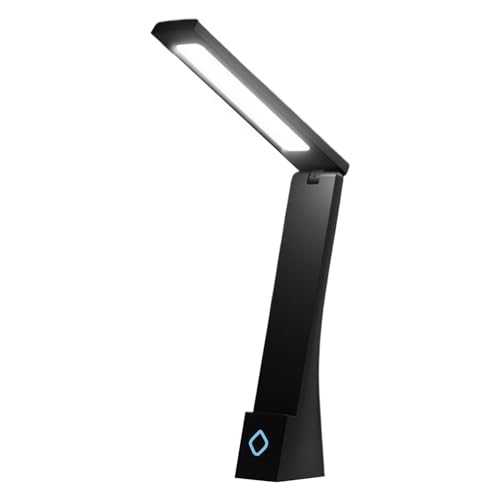 Lámpara de estudio, lámparas inalámbricas recargables para mesitas de noche, con puerto de carga USB, protección ocular, control táctil, 3 niveles regulables, luz cálida y fría para estudio, lectura
