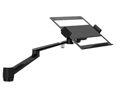 Additional Long Arm + Laptop Tray Part Accessory for OL-3L OL-3T OL-1 OL-2 Aluminum Desktop Accessory Part Silver Black DIY(70R)