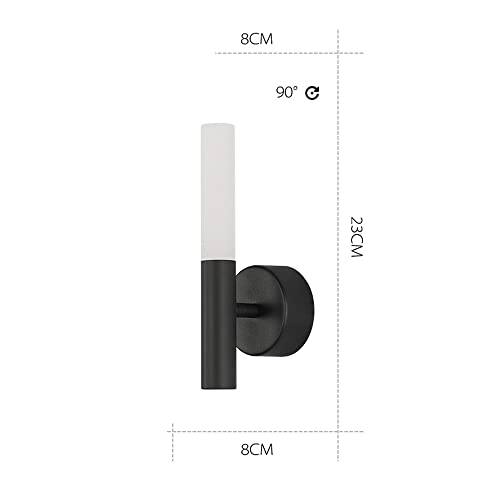Lámpara de pared de tubo largo para evitar deslumbramientos 5
