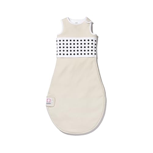 Image of Nanit Breathing Wear Sleeping Bag - 100% Cotton Baby Sleep Sack - Works Pro Baby Monitor to Track Breathing Motion Sensor-Free, Real-Time Alerts, Size Small, 3-6 Months, Khaki
