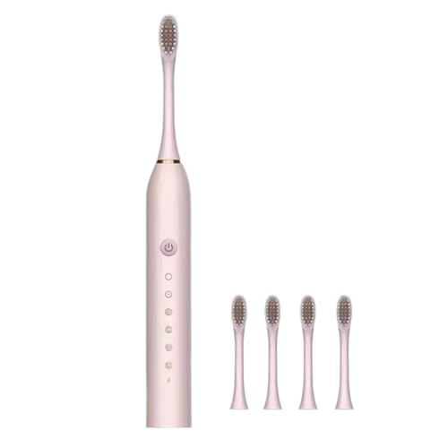 Fangxuee Cepillo de Dientes Eléctrico Recargable, Universal, Suave, Portátil, para el Hogar, Juego de Cepillos de Dientes Eléctricos C