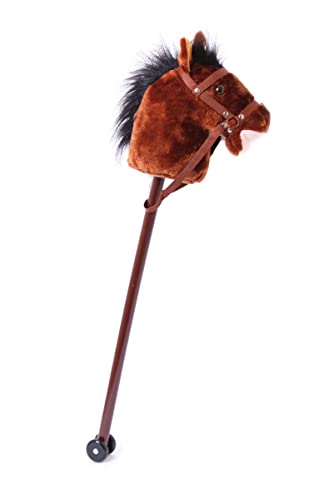 Small Foot Company 4105 Donner   Caballo de Juguete (Cabeza Y Palo, Sin Base)