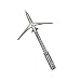 Scuba Choice Spearfishing 6.25" Twin Barb Double Wing 6mm Pole Spear Tip with Keeper