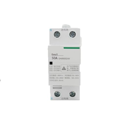 Bobine de tension AC 2P 50A avec réinitialisation automatique temporisée