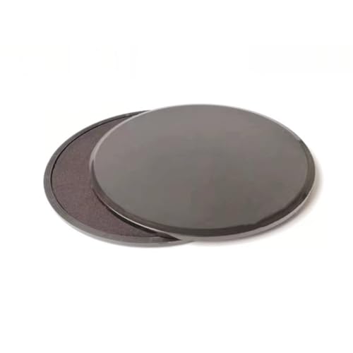 LiJuanWang Core Sliders,2 PCS Cdiscos Deslizadores Core,Discos Doble Cara Deslizantes para Entrenamiento,Hogar,Yoga,Fitness,Pilates,Ejercicios de Cuerpo para alfombras y Pisos Duros(Negro)
