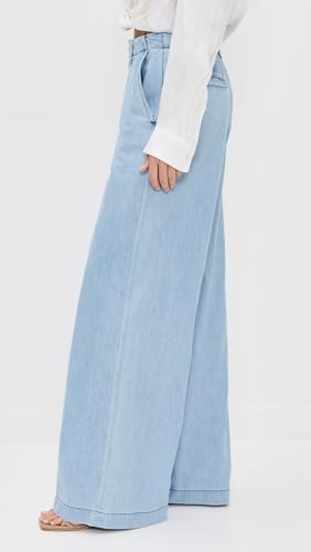 L'AGENCE Women's Runa High Rise Wide Leg Trousers4